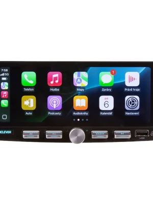 1DIN autorádio s 6,86" LCD, Android, WI-FI, GPS, CarPlay, Bluetooth, 3xUSB 1xUSB-C Odeslání Ihned