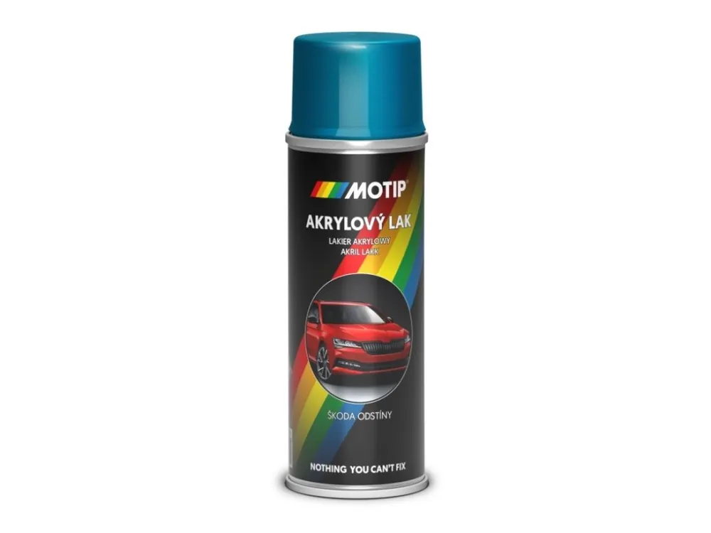 Motip Barva Škoda modrá ledová metalíza 200 ml Akční Nabídka